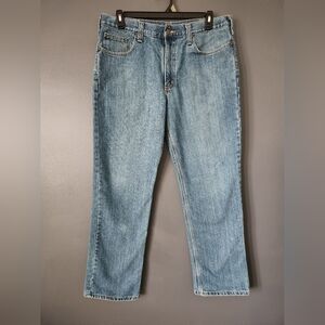 Carhartt Men's 36x32 Relaxed Fit Blue Jeans